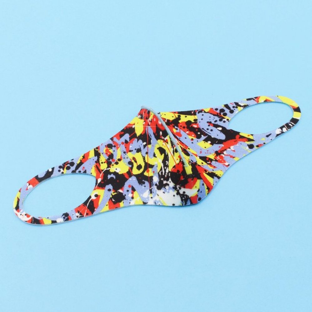 Kids Face Mask - 3D Fit with Splatter Paint Print